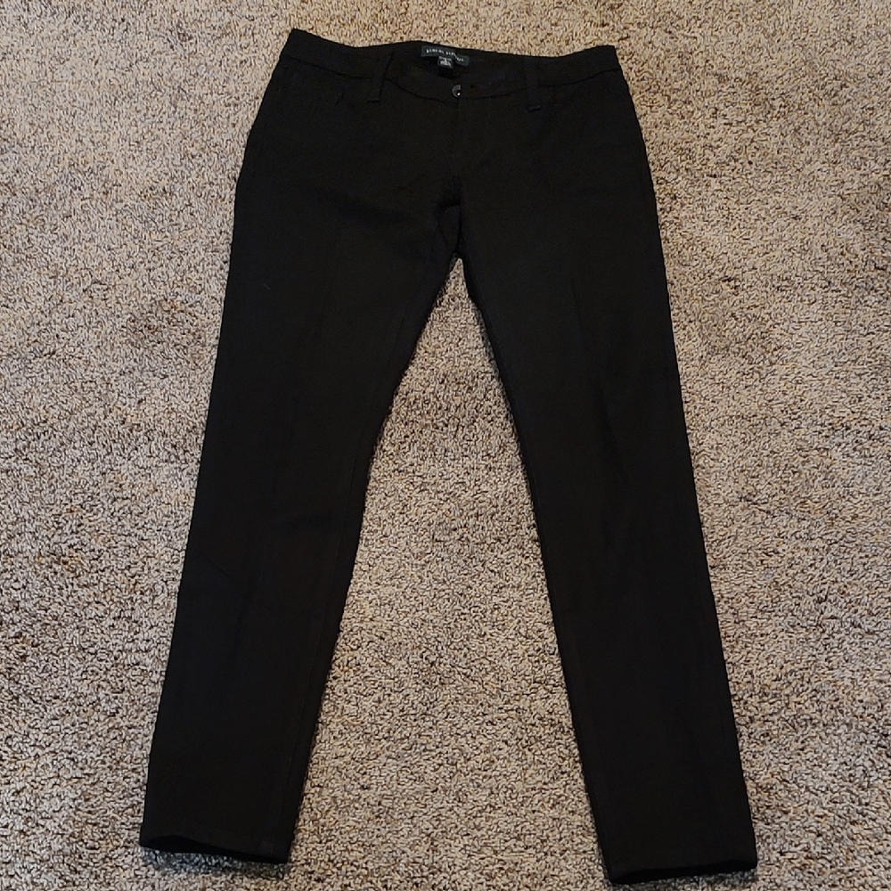 Banana Republic Black Stretch 5 Pocket Twill Pants